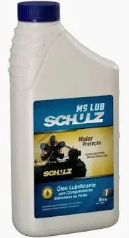 Imagem ilustrativa de óleo lubrificante para compressor de 1l schulz